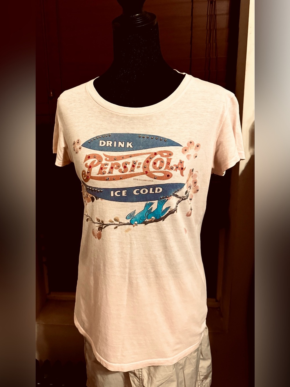 Collectible Vintage "Drink Pepsi-Cola Ice Cold" Graphic Tee